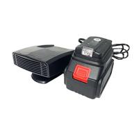 Eujgoov Battery Powered Space Heater, Portable Cordless Heater with LED Light for Workshop Office Dormitory