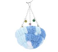 Eujgoov Bird Hanging Swing Bed Winter Warm Parakeet Hammock Soft Fleece Material Cozy Sleeping Space for Budgie Lovebird Conure Quaker