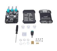 Eujgoov Bluetooth Amplifier Board 5.1 2x50W 2.0 Channel Stereo | Digital Audio Amplifier, Board, Aux Input, 15m Range, 15 to 100W Speakers, 4 to 8 Ohm, Treble Bass Control