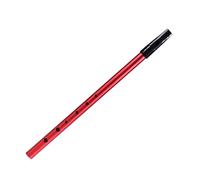 Eujgoov C Key Irish Whistle Tin Whistle 6 Hole Irish Flute, Portable Wind Instrument with Storage Bag for Beginners Experts, Mellow Sound & Durable Alloy Construction (Red)