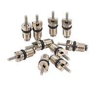 Eujgoov Car Air Conditioning Valve Core Replacement Copper and Aluminium Alloy Auto AC High Pressure Valve Stem Core 50PCS for R134 Systems Mechanics