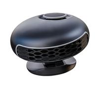 Eujgoov Car Heater, Portable 360 Degree Rotatable Auto Heating Fan Defroster Defogger with 2 Switches for Hot Air and Natural Wind, for Trucks and Vehicles Camping Traveling Winter Driving