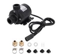 Eujgoov DC 12V Submersible Water Pump 19W Brushless Motor, 800 L/H 5M Head Low Noise Circulation Pump for Fountain Pond Aquarium Solar System RV Brewing Farm