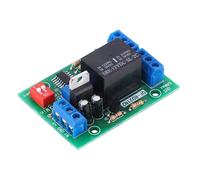 Eujgoov Delay Off Timer Relay Module, 12V DPDT Time Delay Switch Adjustable | Passive Dry Contact Output, Dual Channel 5A Each, Compatible with Limit Switch and 10-16V DC Signal Input, 100,000 Cycle Life