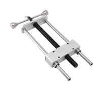 Eujgoov Double Link Table Vise Linkage Bench Vise Dual Link Woodworking Heavy Duty 11.8 Inch Clamping Range with CNC Precision Machining for Woodworking Projects