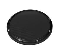 Eujgoov Drum Practice Pad Carbon Fiber, Silent Training Pad with Non-Slip Memory Foam and ABS Drum Ring for Beginners, 12-Inch Noiseless Design for Home Office Practice