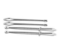 Eujgoov Elastic Band Threader Clip, Stainless Steel Portable DIY Tool for Sewing Crafts, 4 Pack Perfect for Home Use and Garment Elastic Replacement