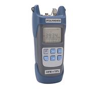 Eujgoov Electric Circuit Testing Device Portable Fiber Optical Power Meter -70 to 10dbm with LED Light 15KM 15MW, Calibration Function for Communications Engineering Maintenance