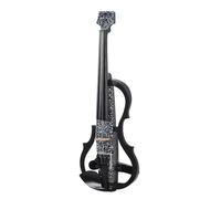 Eujgoov Electric Violin Carbon Fiber Professional Silent Fiddle with Pickup Effortless Tuning Comfortable Playing Teenagers Stage