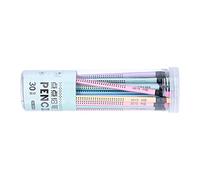 Eujgoov Erasable Writing Pen, NonSlip HB Pencil Set, Triangular Grip, PreSharpened with Eraser for Kids and Students, 18.6cm Length
