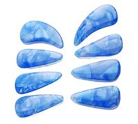 Eujgoov Finger Picks, Reusable Silicone Polymer, Strong Lightweight Easy to Play, Good Helper, Defend Fingers Well, Comfortable Wearing, Say Goodbye to Discomfort, (Mountain Color)
