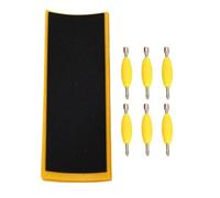 Eujgoov Fingerboard Grip Tape 2 Sets Non Slip PU Foam Stickers with Screwdriver for Finger Control and Precise Skill