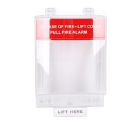 Eujgoov Fire Reminder Cover Manual Call Point Protective Guard Emergency Pull Station Protector with Transparent Fireproof Material for Homes Offices Outdoors