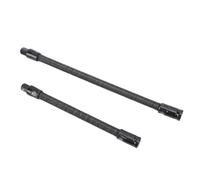 Eujgoov Flexible Socket Extension Bar Bendable Socket Extender Flexible Spring Shaft 2 Pcs 250mm 350mm 1/2 Inch Drive S2 Alloy Steel with Spring Stop Ball for Narrow Space Hard to