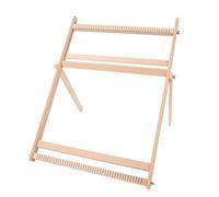 Eujgoov Frame Weaving Adjustable Wooden Craft Tool for Weaving and Creative Projects 70 X 50cm Ideal for Beginners and Hobbyists
