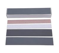 Eujgoov Fret Leveller Beam with Sandpaper for Guitar Fret Leveling Tool | Aluminum Alloy Body, Rust-proof and Strong, Fits Electric Acoustic Bass Guitar, Lightweight for Easy Carry, Includes 4