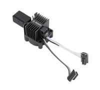 Eujgoov Full Assembly Hardened Steel Hot End with Fan, Ti Alloy Throat Tube for Bambu Lab P1P P1S 3D Printer, Ceramic Heater, 0.4mm Nozzle Extruder Heating Block, PLA, PETG, ABS, PA