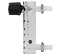 Eujgoov Gas Flowmeter, Acrylic Control Valve, 0-3LPM Measurement for Oxygen Air, Ideal for Industrial Use and Monitoring