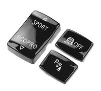 Eujgoov Gear Button Kit ABS Replacement with ESP Sport Buttons OEM 61319252912 Direct Fit Center Console Switch for 1 2 3 4 Series F20 F21 F22 F23 F30 F31 F32 F33 (Black)