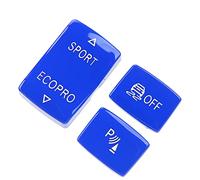 Eujgoov Gear Button Kit ABS Replacement with ESP Sport Buttons OEM 61319252912 Direct Fit Center Console Switch for 1 2 3 4 Series F20 F21 F22 F23 F30 F31 F32 F33 (Blue)