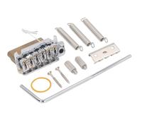 Eujgoov Guitar Accessory Tremolo Bridge, 2 Point Electric Guitar Bridge with Brass Block for Enhanced Resonance and Tuning Stability, Compatible with Various Genres