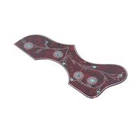 Eujgoov Guitar Pickguard Sticker, Celluloid Material, Flower Design, Scratch Protection, for J 200 Acoustic Guitar Owners