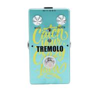 Eujgoov Guitar Tremolo Pedal, True Bypass Dual Mode Aluminum Alloy | Analog Effect Pedal with Comp and Tone Controls, Normal/treble Modes for Electric Guitar, Seamless Leveling for Clear Tonal