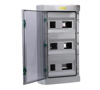 Eujgoov HA 36 Circuit Meter Box Air Box IP66 for Miniature Circuit Breakers MCB Industrial Electrical for Wiring and Connections