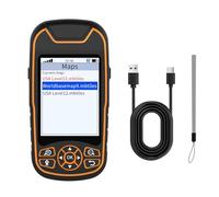 Eujgoov Handheld GNSS Land Survey Instrument ABS 16GB 3.2 Inch Sunlight Readable Color Screen 240X320 QVGA IP66 Diverse Measurement Modes for Outdoor