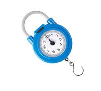 Eujgoov Hanging Scale, Digital Crane Scale with Hook, Lightweight Handheld Food Weighing for Kitchen, Farms and Outdoor Use, Maximum Capacity 22lb, Spring Design for Travel (Blue)