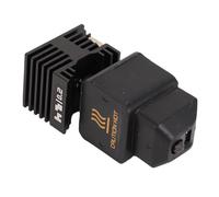 Eujgoov Hardened Steel Nozzle Print Head Silicone Sleeve Hotend Replacement for Bambu Lab A1 A1 Mini Combo AMS Lite 3D Printer with Ti Alloy Heat Board Ni Cr Plated Copper (0.2mm)
