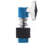 Eujgoov Hi-Hat Clutch Cymbal Holder with, Aluminum Alloy Jazz Drum (Blue) | Lightweight, High Strength, Self-locking Knob, Fits Standard Cymbal Stands, Replacement Drum Parts