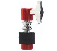 Eujgoov Hi-Hat Clutch Cymbal Holder with, Aluminum Alloy Jazz Drum (Red) | Lightweight, High Strength, Self-locking Knob, Fits Standard Cymbal Stands, Replacement Drum Parts