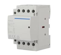 Eujgoov Household AC Contactor, 4P 63A 24V/ 50/60Hz 2NO2NC (AC230V) | 63 Current, 4-pole 2NO2NC Design, 500V Insulation Voltage, Compact Modular Mounting, Wiring Diagram Printed