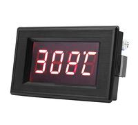 Eujgoov Industrial Digital Display Thermometer, K Type Thermocouple, AC12V Power Supply, Accurate Temperature Measurement for HVAC Applications and Electric Heating Equipment