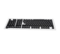 Eujgoov Language Adjustment 110 Keys Brazilian Portuguese Translucent Key Cap for Mechanical Keyboards, Wide Compatibility (Black)