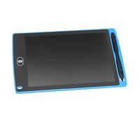 Eujgoov LCD Writing Tablet 8.5in, ABS Electronic Drawing Pad with Pen, Replaceable Battery, Eye Protection Screen, Portable Memo Board for Kids Travel Office Home (Blue)
