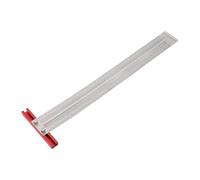 Eujgoov Marking Ruler, T Type Ruler 400mm Measuring Tool with Angle Adjustment Scale, for Woodworking Decoration Engineering Design