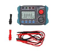 Eujgoov Megohmmeter Portable Insulation Resistance Meter Portable Megohmmeter Digital Insulation Resistance Tester 1000V 50.00GΩ LCD Backlight Data Storage with USB for Motors