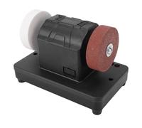 Eujgoov Mini Bench Grinder 2000-6000RPM Dual Wheel Electric Sander with 36 60 Grit Wheels for Tool Sharpening Rust Removal