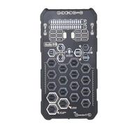 Eujgoov Mini Live Sound Card, 6 Sound Modes for Live Streaming Gaming Voice Chat, ABS Material Portable Design with 3.5mm Interfaces and Long Battery Life