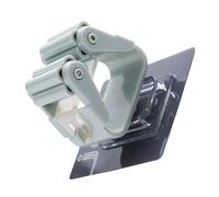 Eujgoov Mop Broom Holder, ABS Non Marking Hanger with Suction Cup, Space Saving Storage for Home and Garden Organizers