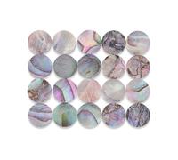 Eujgoov Mother Of Pearl Fretboard Inlay Dots Ukulele Bass Mandolin Abalone Stickers Fret For Guitar Banjo (20 ones sold)