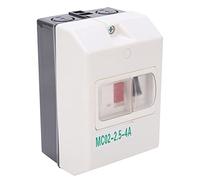 Eujgoov Motor Protection Switch, IP55 Circuit Breaker 4A /380V | ABS Insulating Housing, Overload and Short Circuit Protection, for Asynchronous Motor and Power Line Isolation, 50/60Hz