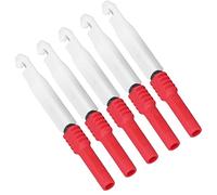Eujgoov Multimeter Test Probe Set, Insulation Piercing Needle 0.7mm Pin Probes for Automotive Testing, 5Pcs, Testing Test Set Multimeter Needle Wire Piercing Back Pin (Red)