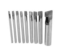 Eujgoov Oval Shape Leather Punch Set, 9 Pcs Oval Hole Punch 2mm Leather Hole Center Tool for, Craft Puncher for with Smooth Finish, Accurate Hits,