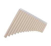 Eujgoov Pan Flute C Key ABS Musical Instrument, Easy to Play, Everyone Can Enjoy Melodies, Perfect for Beginners and Teaching Staff (Beige)