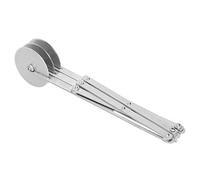 Eujgoov Pizza Cutter Wheel Multi Stainless Steel Dough Cutter Adjustable Expandable Slicer for Evenly Cutting Pizza Dough Pastry Brownies Chocolate Bars with -Proof 430 Stainless (Three-Wheeled