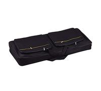 Eujgoov Portable Electric Piano Bag Black Nylon Fabric Keyboard Gig Bag Durable 8mm Anti-Collision Cotton Interlayer Outside Pockets Designed For Transportation And Carrying
