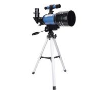 Eujgoov Portable Refracting Telescope, 70mm Aperture 300mm Length 15-150X Magnification with Smartphone Adapter and Tripod, for Adults Kids Astronomy Beginners
